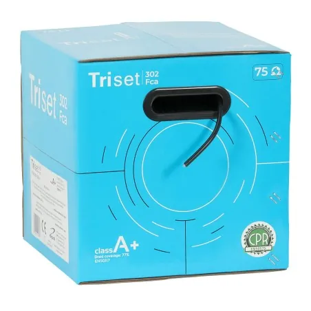 Cablu coaxial de exterior cu gel TRISET 302 Fca triplu ecranat clasa ecranare A+ 110 dB rola 250m Triset - 1