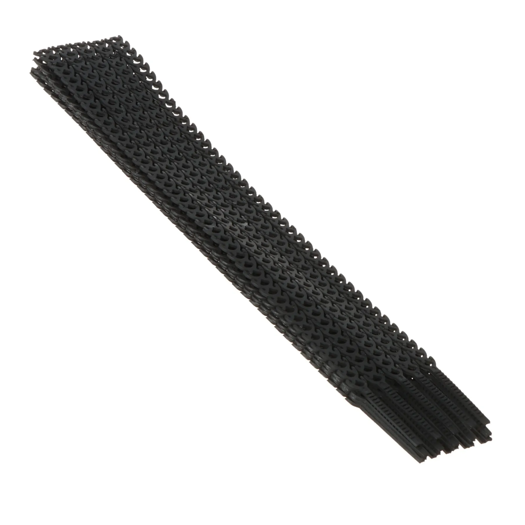 Coliere rapide/șoricei plastic 300x10mm pachet 20 bucăți negre Bradas