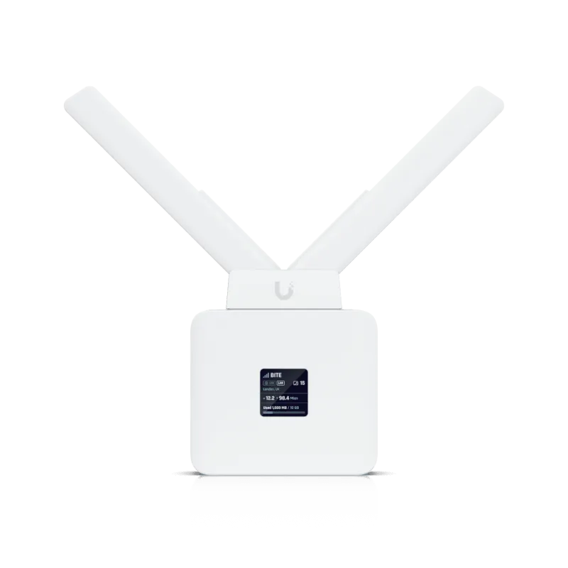 UBIQUITI UMR-EU UNIFI MOBILE ROUTER LTE CAT4, 2X GBE PORTS, WIFI4, GPS, NANOSIM, RAM 28 MB DDR2, dimensiuni 220.6 x 89.8 x 28.8