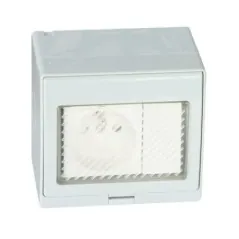 Priză IP55 aparentă cu întrerupător 230V/10A ATLO-S1IP5-SW ATLO - 1