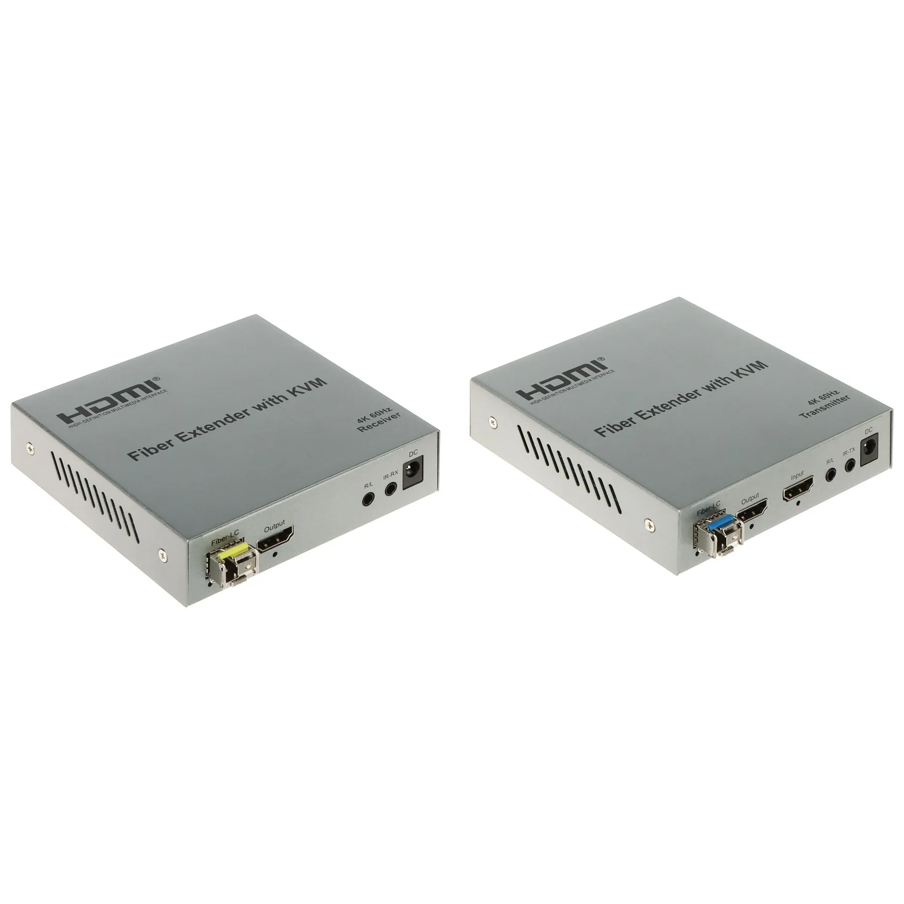 Kit extender video HDMI 4K pe fibră optică 20km HDMI-OFT-4K-20KM
