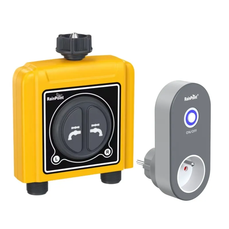 Sistem irigare wireless 433MHx 2 zone + Hub Wifi 2.4Ghz Tuya Smart RainPoint