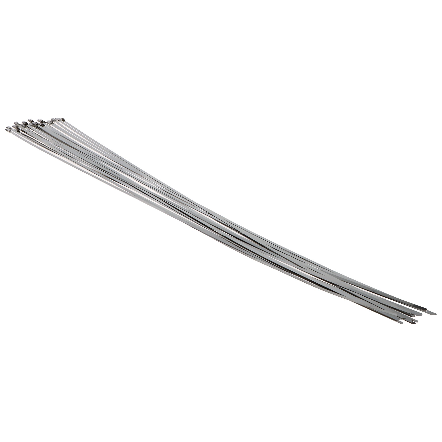 Set 25 șoricei/coliere metalice 840x4.6mm inox TS1446840 Bradas