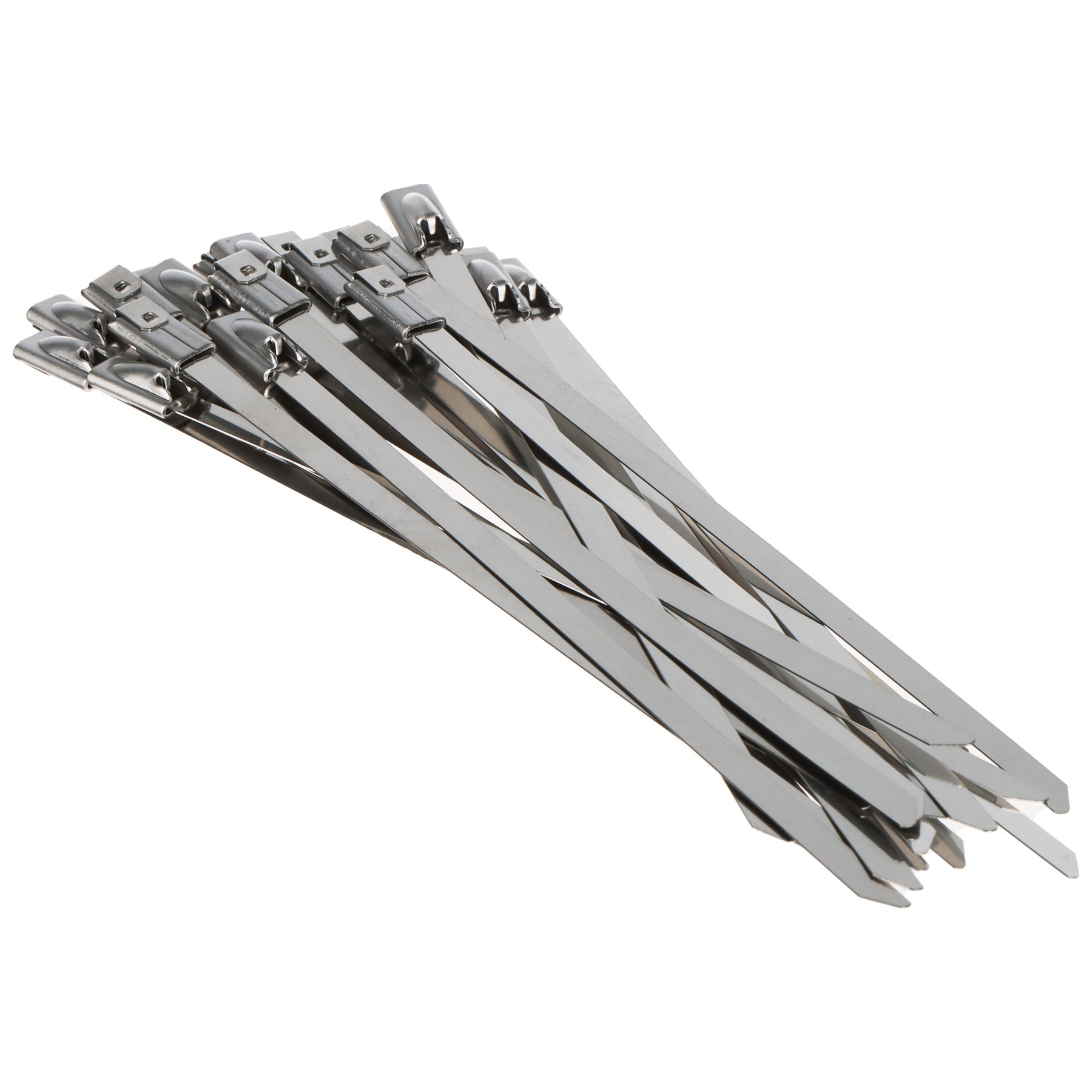 25 buc coliere/soricei inox 125x4.6mm cu fixare balllock Bradas