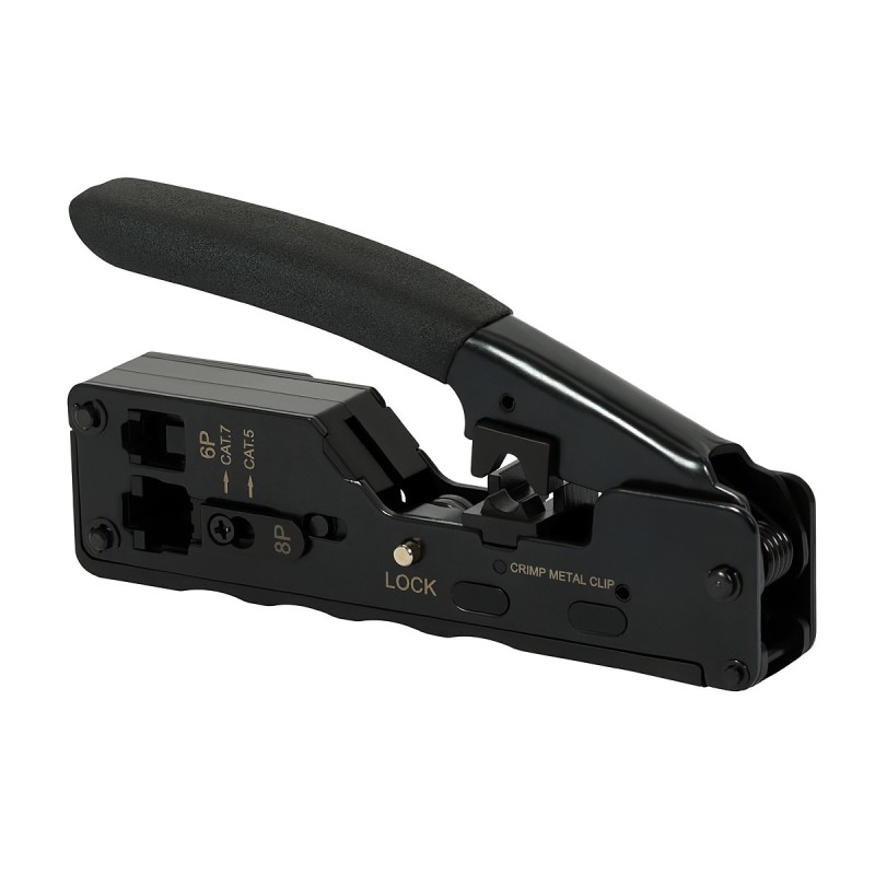 Clește sertizare mufe RJ45/RJ12/RJ11 ecranate