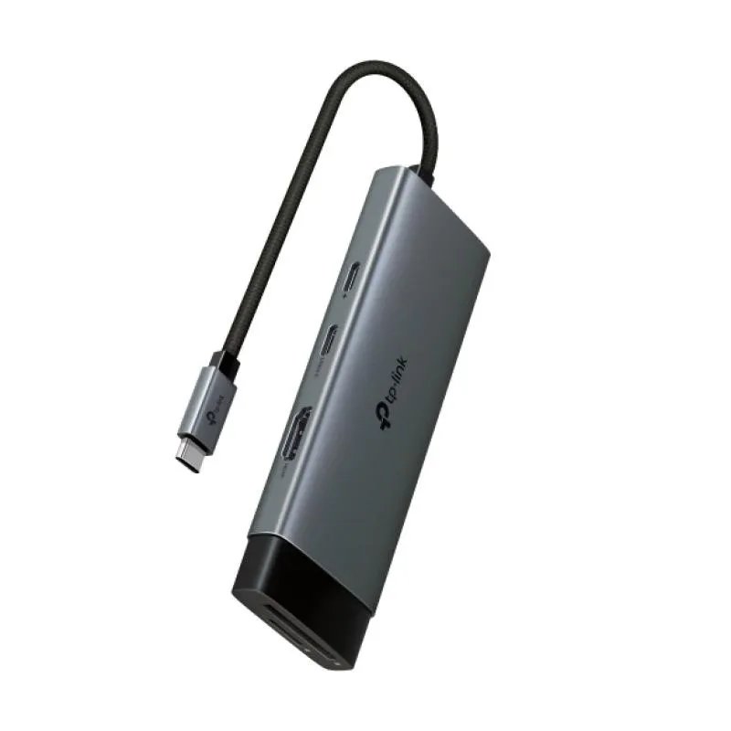 DOCKING STATION TP-Link, porturi USB: USB 3.0x2 + USB-C PDx1, USB-C x 1, 1 x HDMI, Card Reader x 1, conectare prin USB Type-C,lu