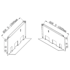 Glisiera pentru rack UPS din seria R - HIKVISION Glisiera-UPS-R HIKVISION - 1
