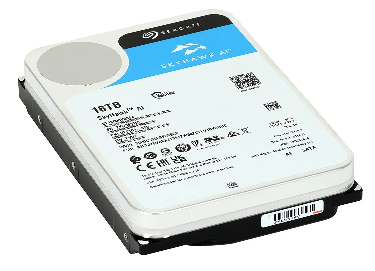 Seagate SkyHawk 3.5" HDD 16 TB SATA III