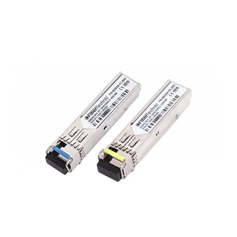 Kit SFP WDM gigabit SM 1310/1550nm 20KM LC DDM 1000Base-BX singlemode