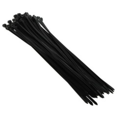 50 buc coliere rapide/șoricei plastic 400x7.6mm negre Conotech