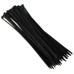 50 buc coliere rapide/șoricei plastic 400x9.0mm negre Conotech