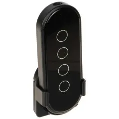 Telecomandă radio 4 butoane Atlo RC4B ZigBee neagră cu suport