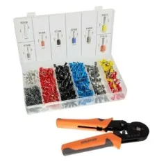 Kit sertizare 1200 tuburi de capăt + clește sertizare BIGSTREN 22717 BIGSTREN - 1