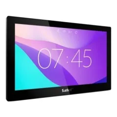 Tastatură touchscreen alarmă Satel INT-TSH210-B, 10' LCD, 2 intrări, neagră