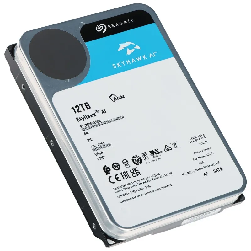 Hard disk supraveghere ST12000VE003 12TB 24/7 SkyHawk AI SEAGATE