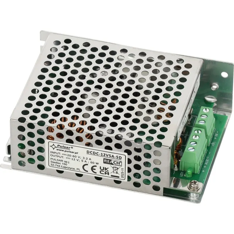 Convertor DC Step-down 20-60V la 12V 5A Pulsar 12V5A-SD