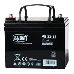 Acumulator UPS 12V/33Ah AGM 195x130x163mm megaBAT