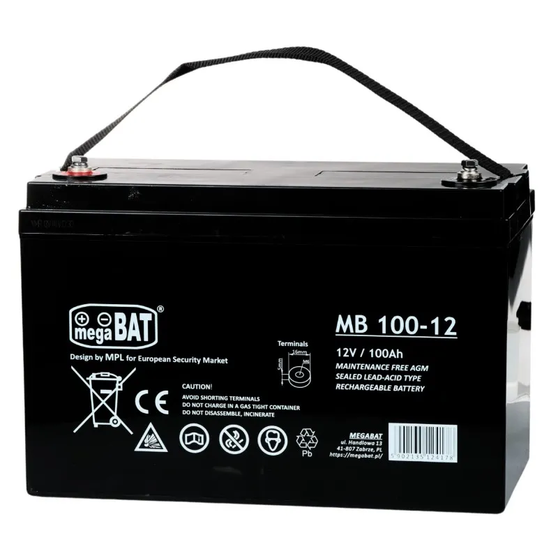 Acumulator UPS 12V/100Ah AGM 330x174x214mm megaBAT