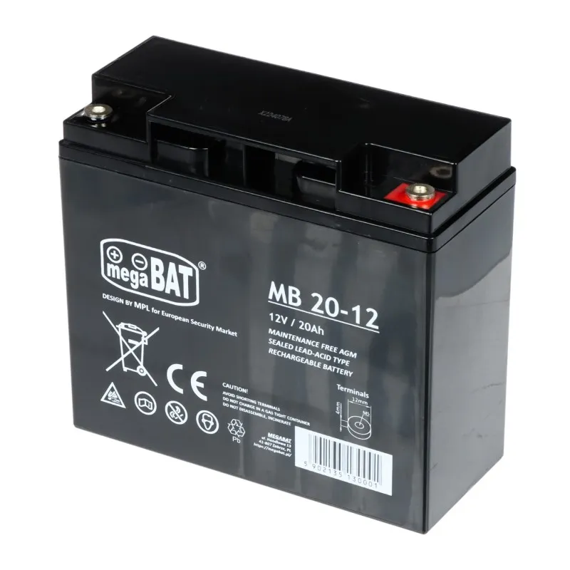 Acumulator UPS 12V/20Ah AGM 180x165x77mm megaBAT
