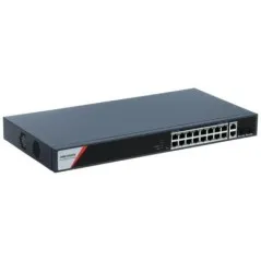 SWITCH POE DS-3E1520HP-SI-16P2T2F CU 16 PORTURI SFP Hikvision