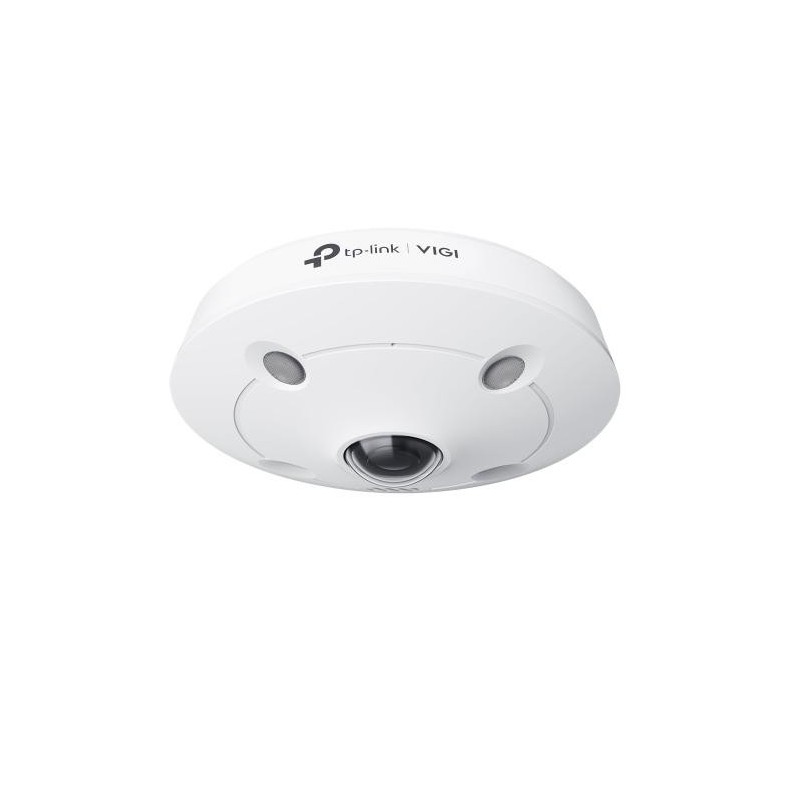 5MP Fisheye Network Camera SPEC: 5MP, 1.44mm Fixed Lens, 1/2.7" Progressive Scan CMOS, H.265 +/H.265/H.264+/H.264, IR/White LED,