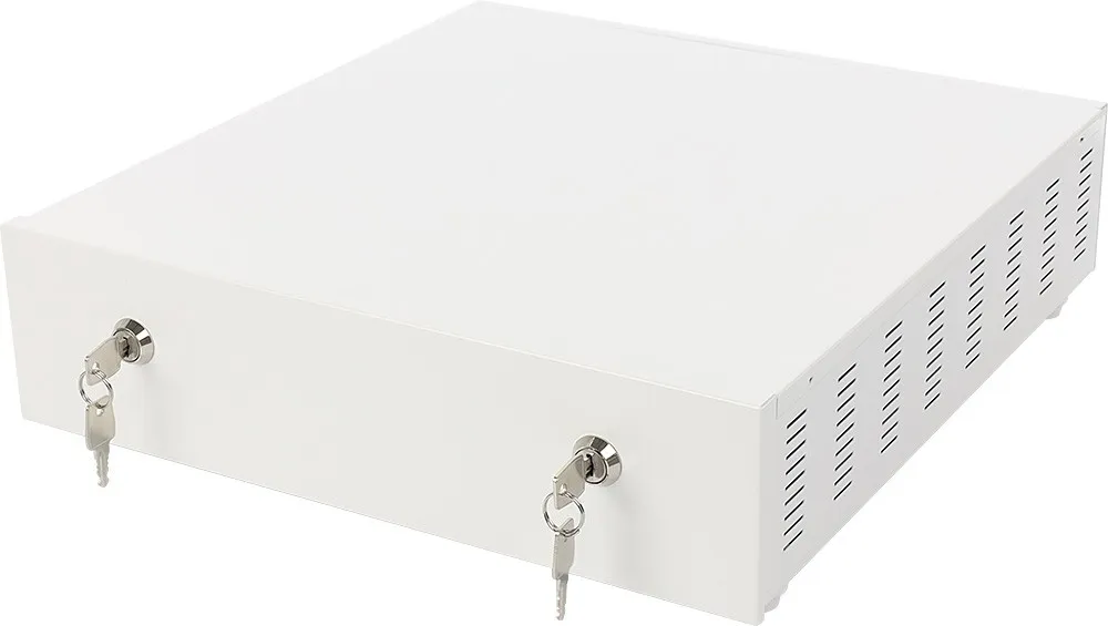 Carcasă DVR AWO447 orizontală, mic, max. 355 mm lățime, albă, 2 yale