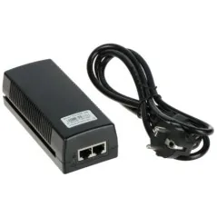 Injector PoE 802.3at 48V/1A 48W pentru alimentare camere IP, routere, AP, telefoane IP  - 1