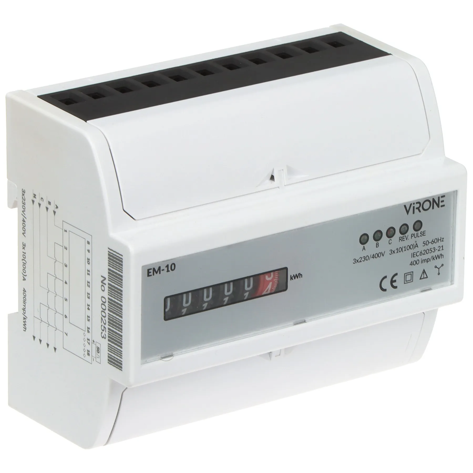 Contor energie electrică EM-10 trifazat, analogic Virone