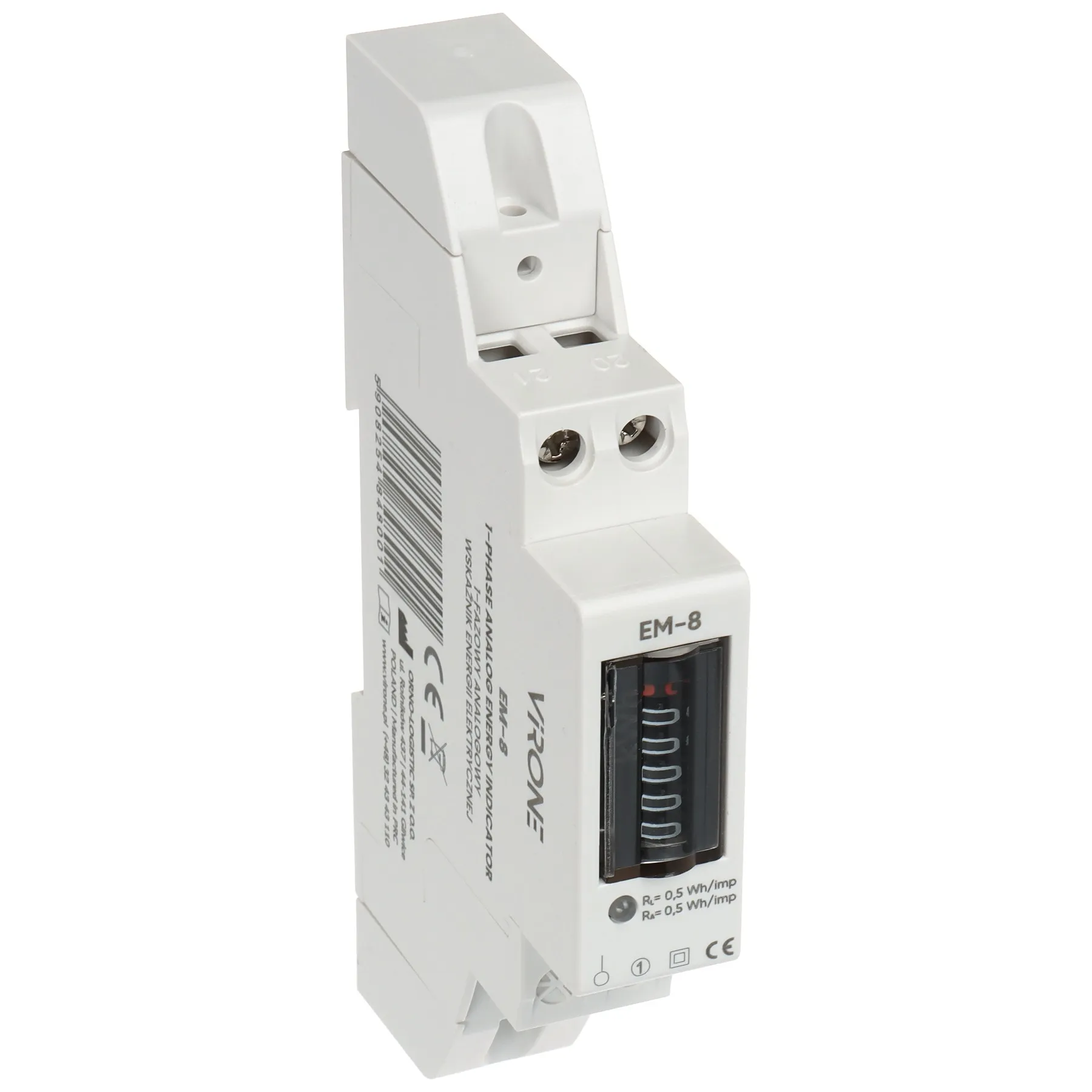 Contor energie electrică EM-8 monofazat, analogic Virone