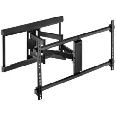 Suport Perete BRATECK-LPA76-486 pentru TV/Monitor 43-90 inch, Rotire ±60°, Înclinare 5°/-10°, Extindere 63-536mm, Negru BRATECK 