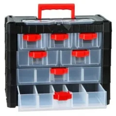 Organizator piese cu 7 sertare 17 compartimente, plastic KMC401 Kistenberg Kistenberg - 1