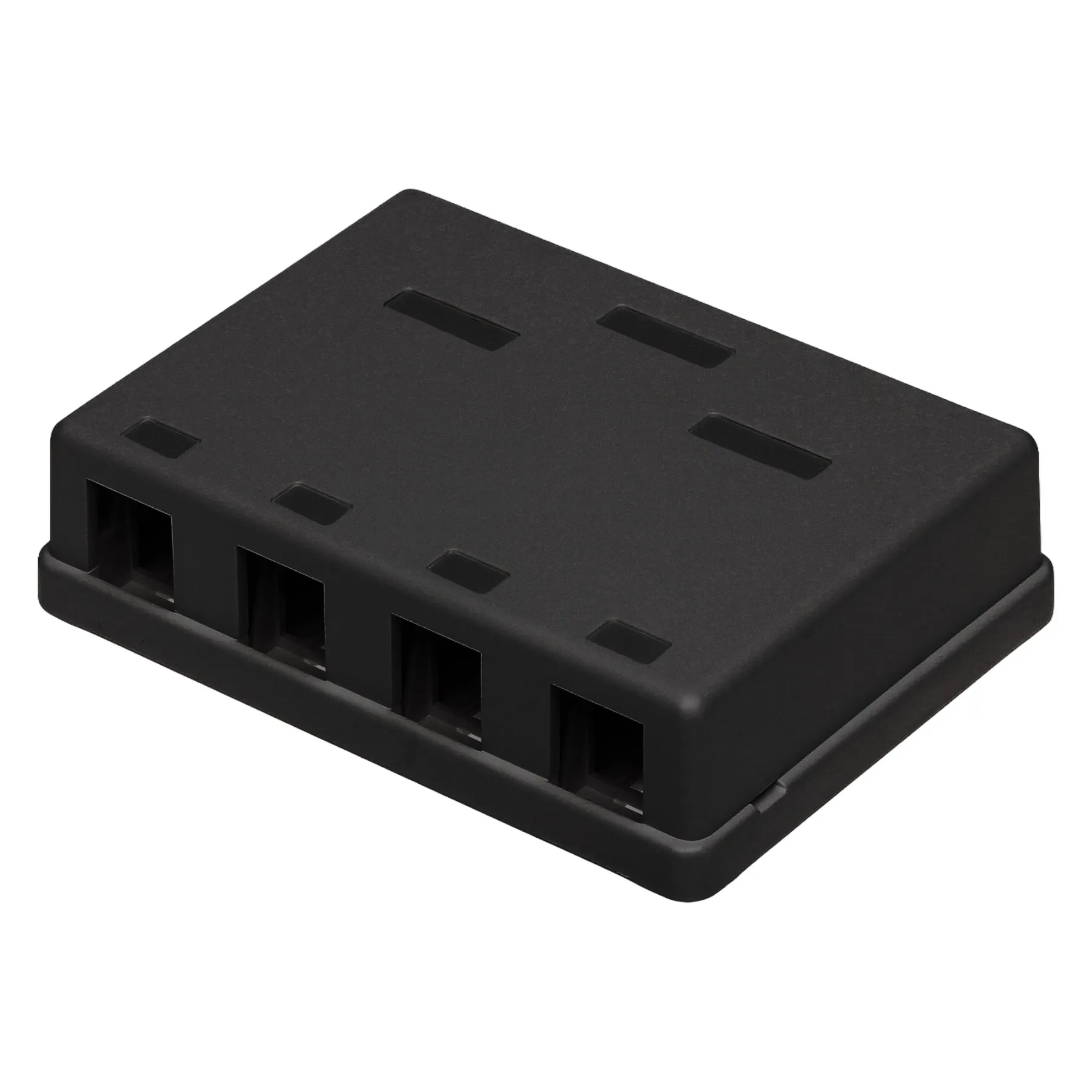 Carcasă keystone 4 module neagră aparentă FX-4-MULTI/B