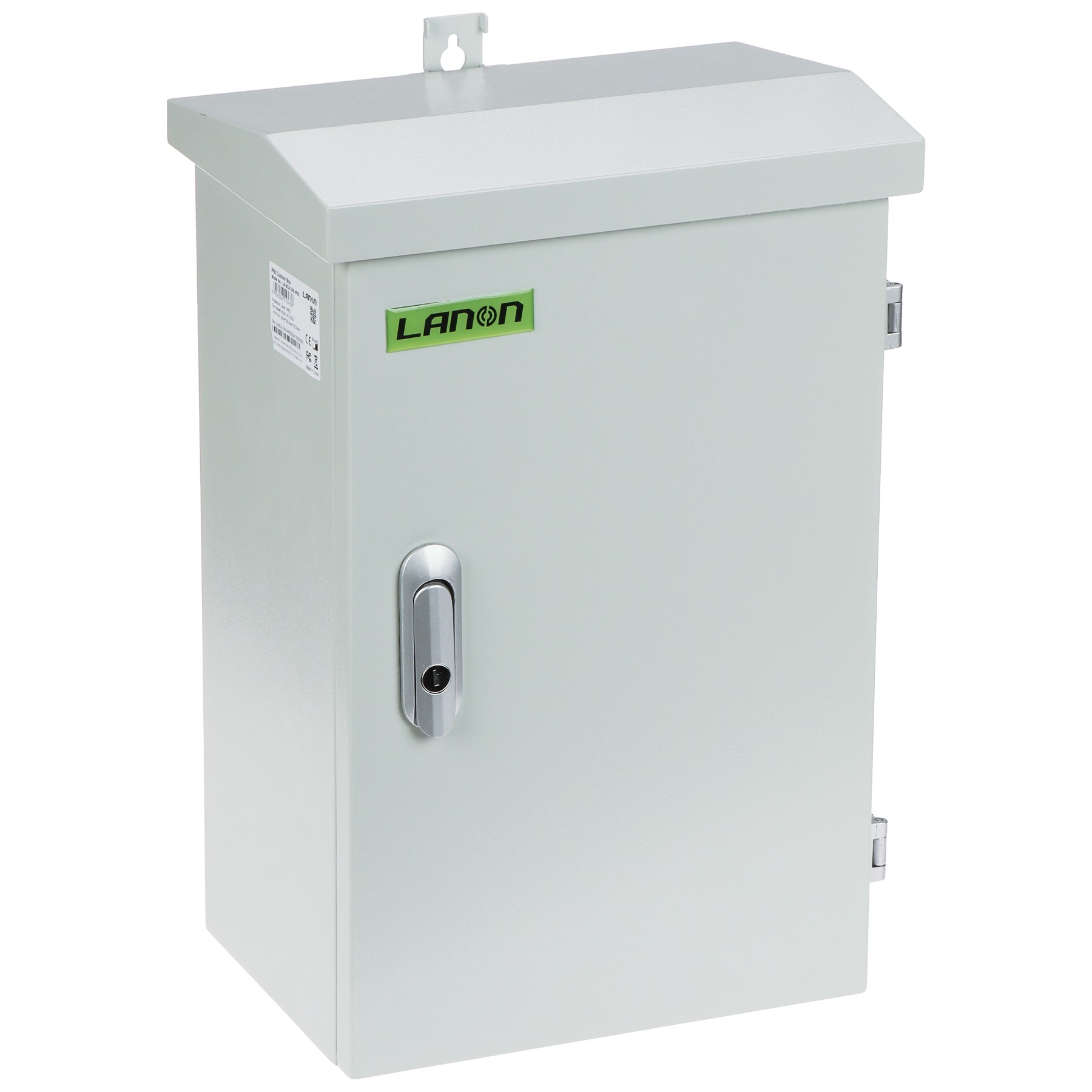 Carcasă cu montaj stâlp de exterior cu siguranțe și ventilator 424x285x205 mm LANON
