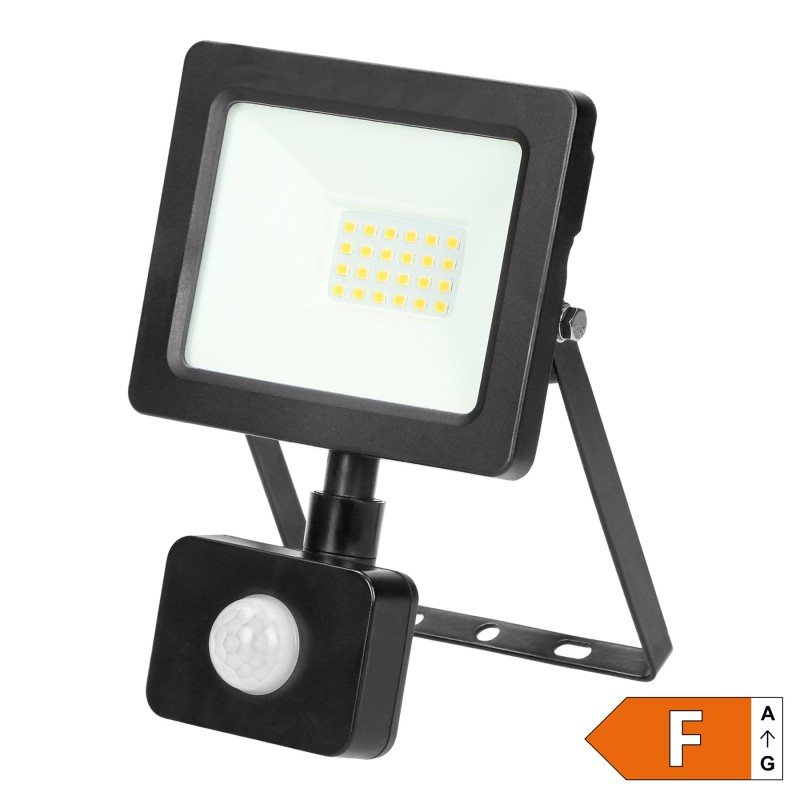 Proiector LED cu detector mișcare 20W alb neutru 1500lm FL/R-1 VIRONE IP44