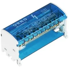 Bloc distributie bipolar Orno, 2 bare x 11poli, 125A, OR-LZ-8201/11 ORNO - 1