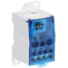 Bloc de distribuție monopolar 1x185mm² 2x35mm² 5x16mm² 4x10mm² LZ-8207/400 Orno ORNO - 1