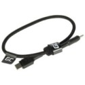 Cablu USB-C 0.3m negru USB 2.0 PD 60W PowerStream Green Cell Green Cell - 1