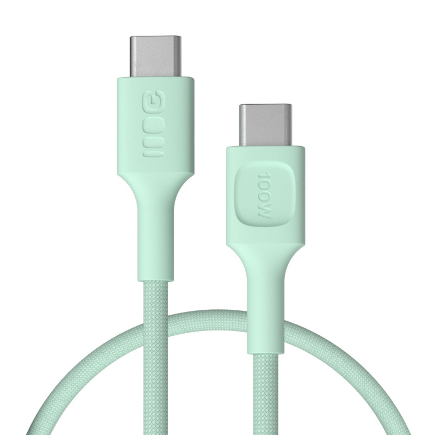Cablu USB-C 0.3m Verde mentă USB 2.0 PD 100W PowerStream Green Cell Ultra Charge