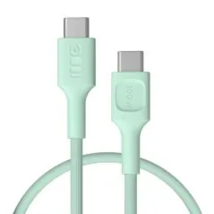 Cablu USB-C 2m Verde mentă USB 2.0 PD 100W PowerStream Green Cell Ultra Charge Green Cell - 1