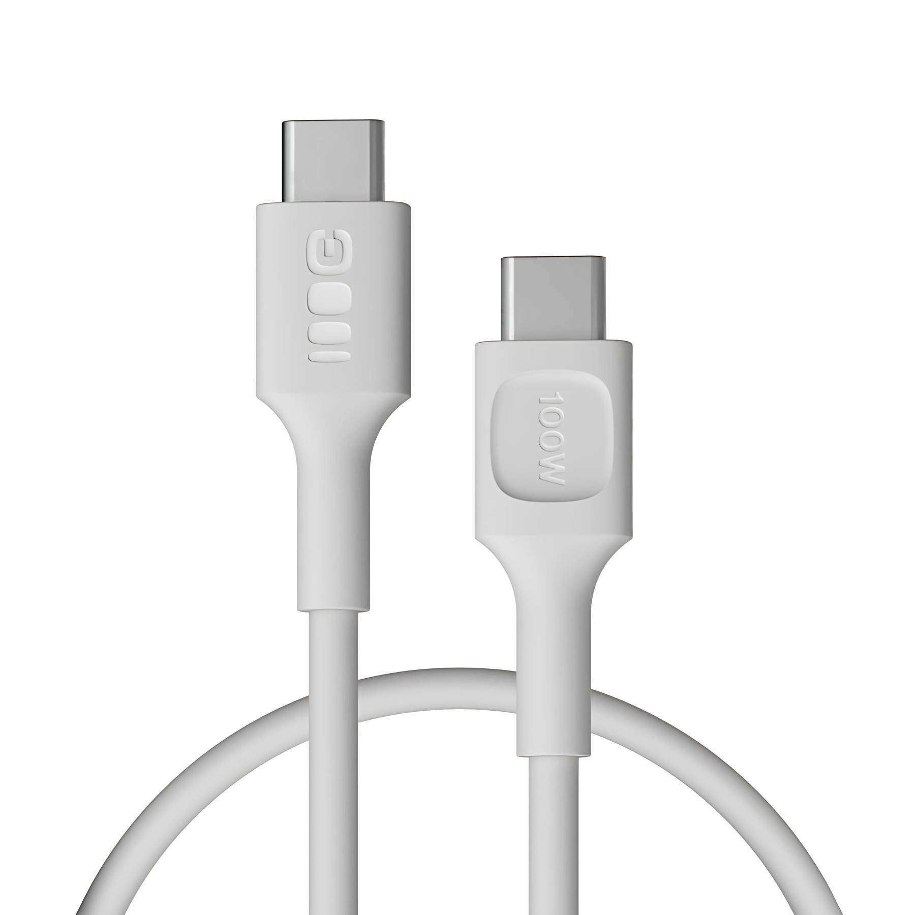 Cablu USB-C 0.3m alb USB 2.0 PD 100W PowerFlex QC3.0 Green Cell Ultra Charge