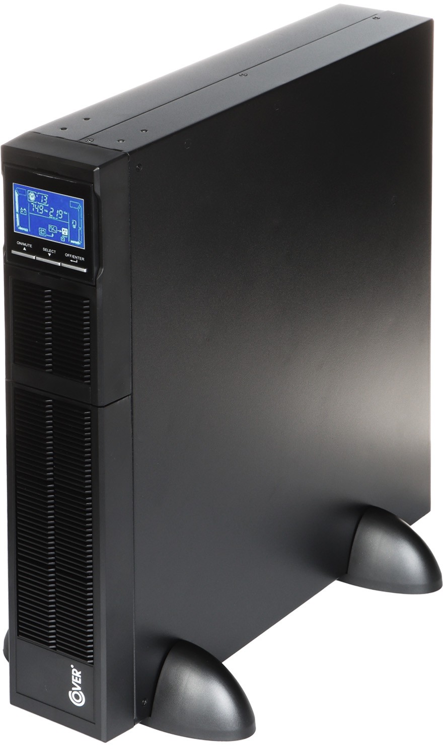 UPS rackabil 1000VA/900W sinus pur COVER-CORE-1K cu display LCD 3x12V/9Ah
