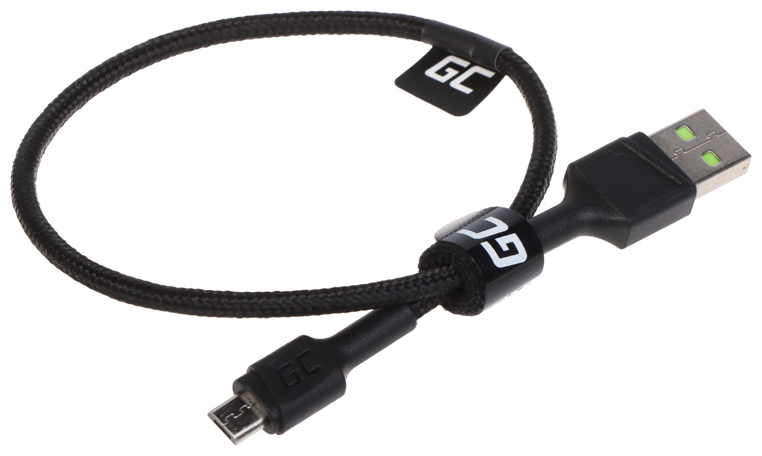 CABLU KABGC23 USB-A/USB-MICRO PowerStream 0.3 m Green Cell