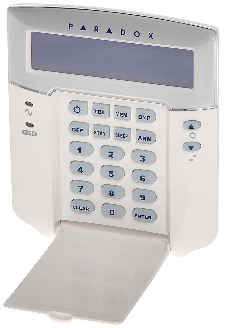 Tastatură LCD pentru sisteme de alarmă Paradox K32LCD W2W