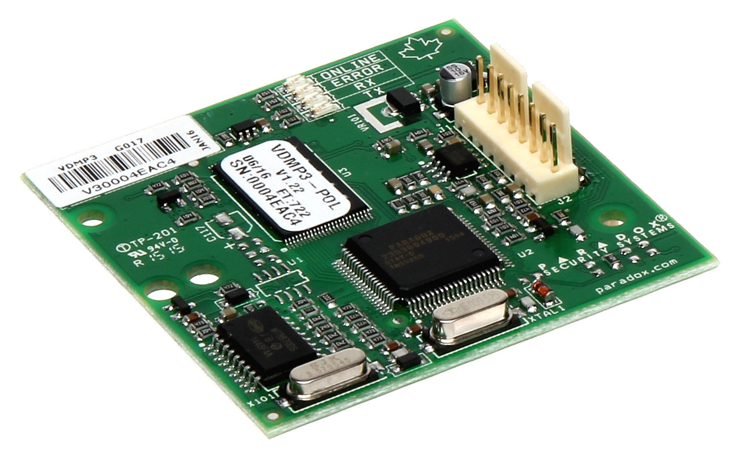 Modul voce Paradox VDMP3-B9Q pentru sisteme de alarmă