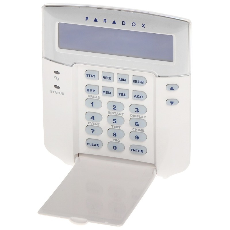 Tastatură profesională pentru centrală alarmă Digiplex EVO Paradox K641+-W2W