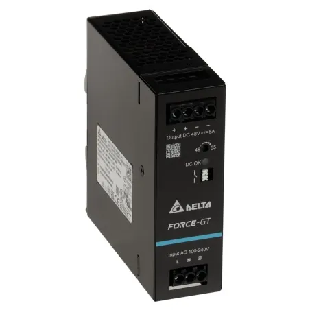 Sursă alimentare 48V/5A cu montare șină DIN Delta DRF-48V240W1GBA FORCE-GT Delta Electronics - 1 Sursă alimentare 48V/5A cu montare șină DIN Delta DRF-48V240W1GBA FORCE-GT Delta Electronics - 1