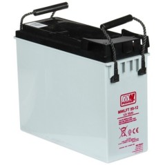 MW Power 12V/55Ah AGM MWLFT 1/2 M6 277x106x222mm MW POWER - 1