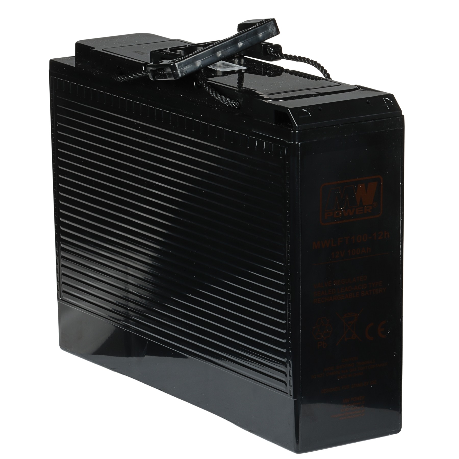 Acumulator 12V/100Ah seria MWLFT (AGM) MW POWER 395x110x287mm