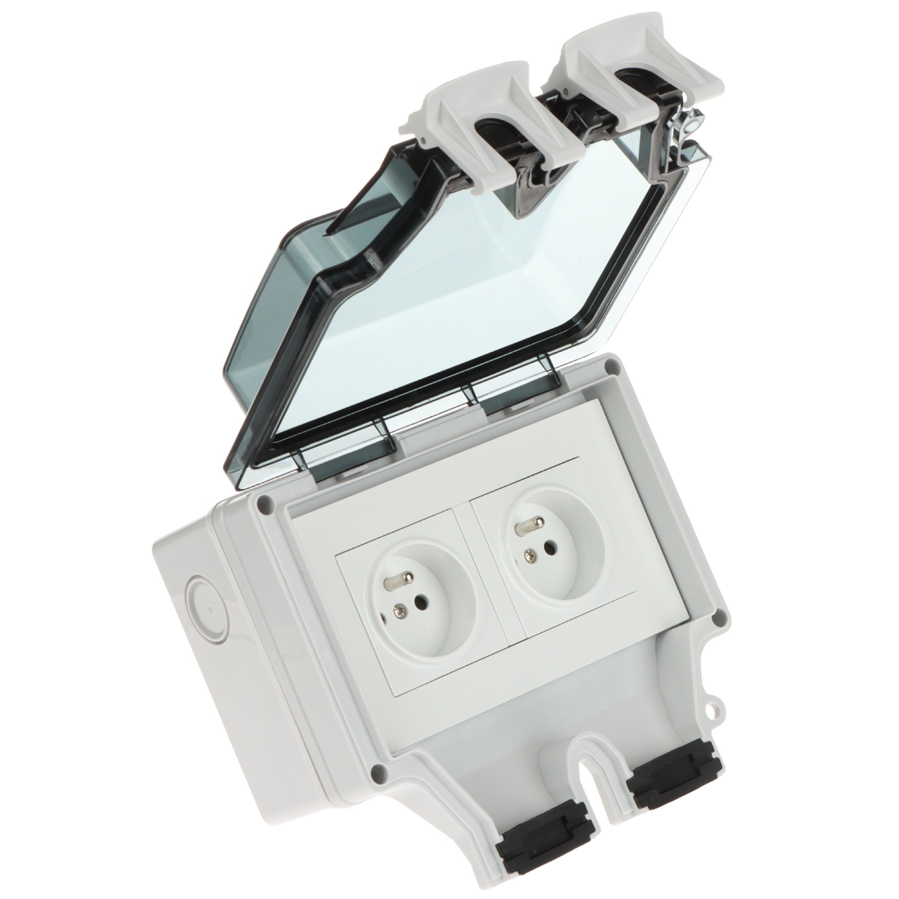 Priza dubla de exterior 230V/16A ATLO-S2IP6 IP66