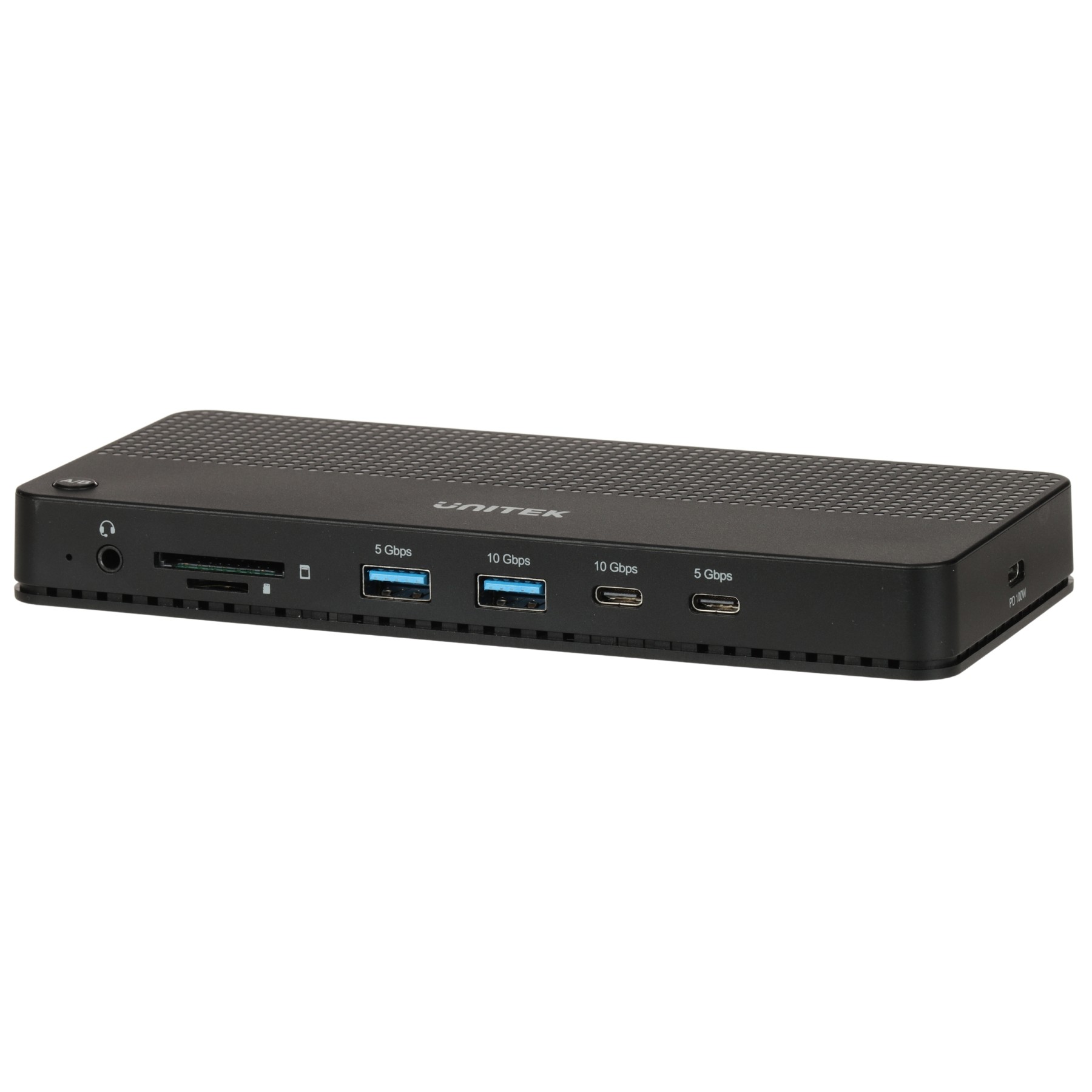 Switch KVM Unitek D1103A01, 2 computere, 2 monitoare, 4K, 60Hz, 5x USB, RJ-45, alimentare USB-C PD 100W